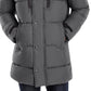 Parka com capuz Michael Kors Holland masculino, cinza, tamanho médio