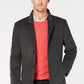 Sobretudo masculino Michael Kors Madison Wool Blend Modern Fit Cinza Tamanho 38