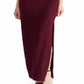 Vestido de noite plissado sem mangas Ralph Lauren Leonetta feminino, tamanho 8, vermelho