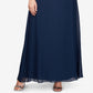 Vestido de festa feminino Alex Evenings, modelo A, duas peças, azul, tamanho 24W