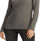 Camiseta Ralph Lauren Feminina Manga Longa Stretch Cinza Tamanho X-G