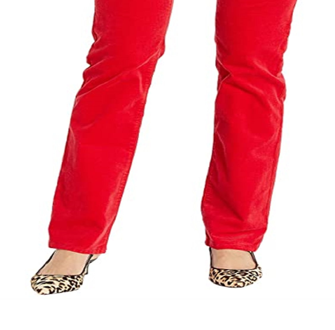 Calça reta feminina Ralph Lauren vermelha tamanho 8