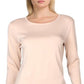 Camiseta Ralph Lauren Feminina Gola Redonda Manga Longa Rosa Tamanho X-G