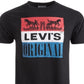 Camiseta Levi's Masculina com Logo Speckle, Preta, Tamanho XXG