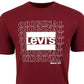 Camiseta Levi's Masculina Original Logo Graphic Vermelha Tamanho Grande