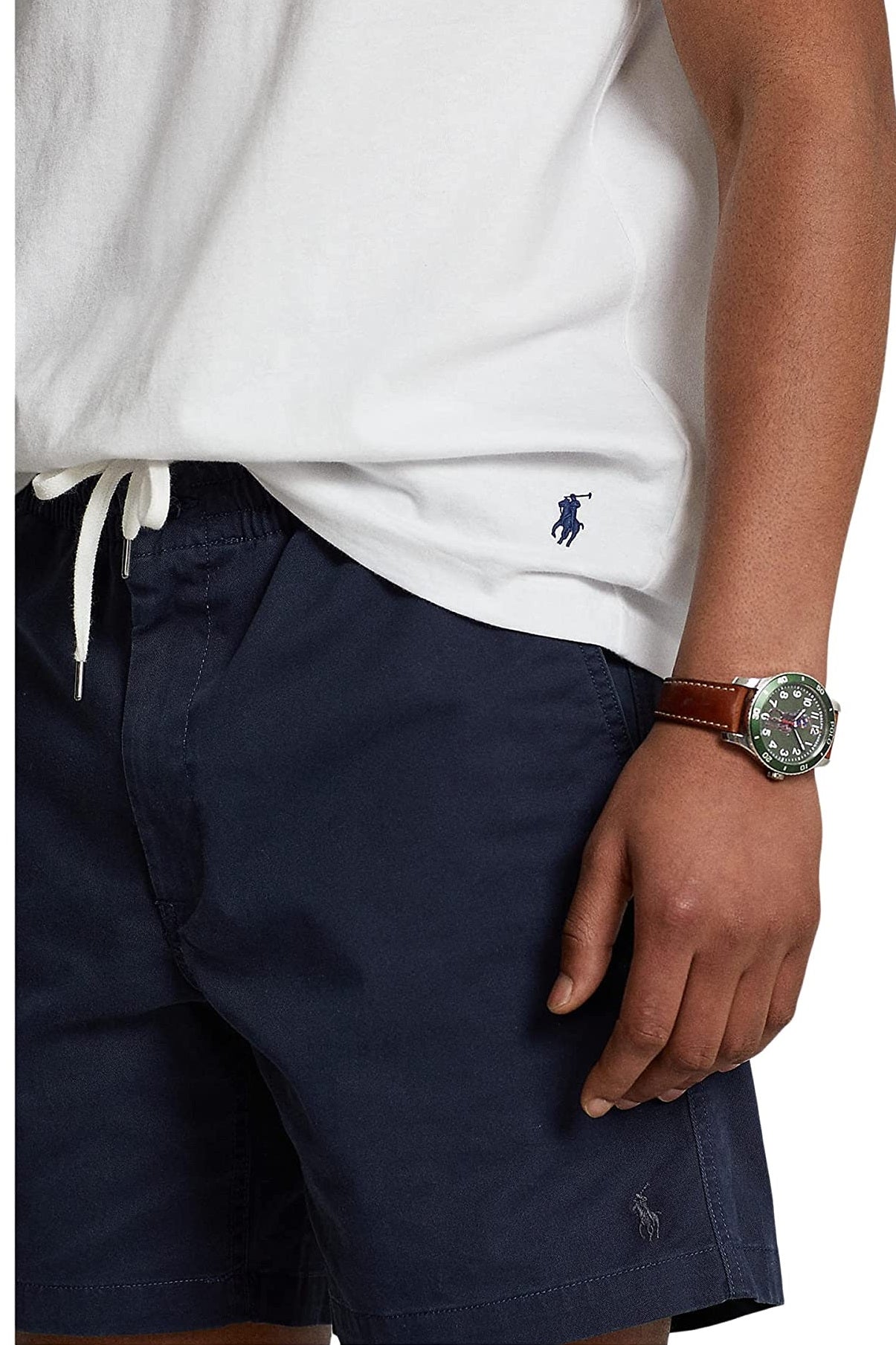 Camiseta Polo Ralph Lauren Masculina Classic Fit Bandeira Americana Branca Tamanho X-G