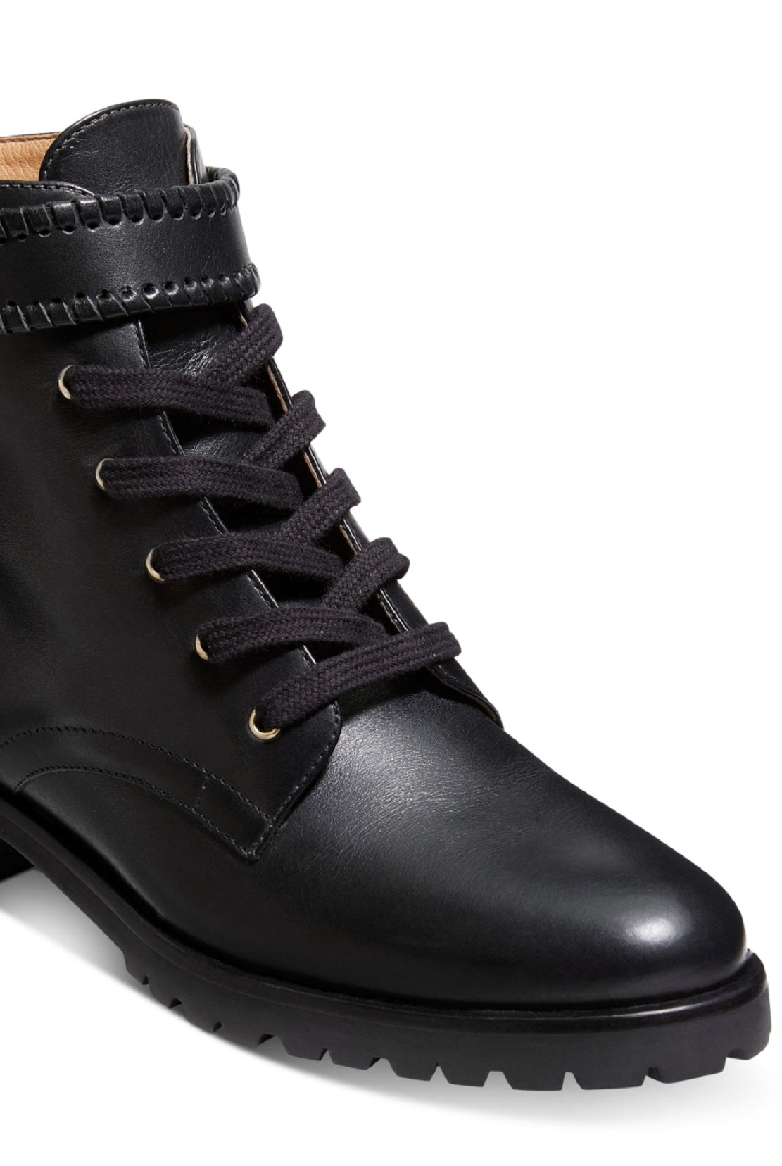 Bota Peyton Lug Jack Rogers Feminina Preta Tamanho 8,5