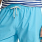 Calção de banho Polo Ralph Lauren Traveler Classic masculino, tamanho 5.75, azul, tamanho GG