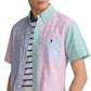 Camisa Polo Ralph Lauren Prepster Classic Fit Seersucker Masculina Tamanhos Variados Grande