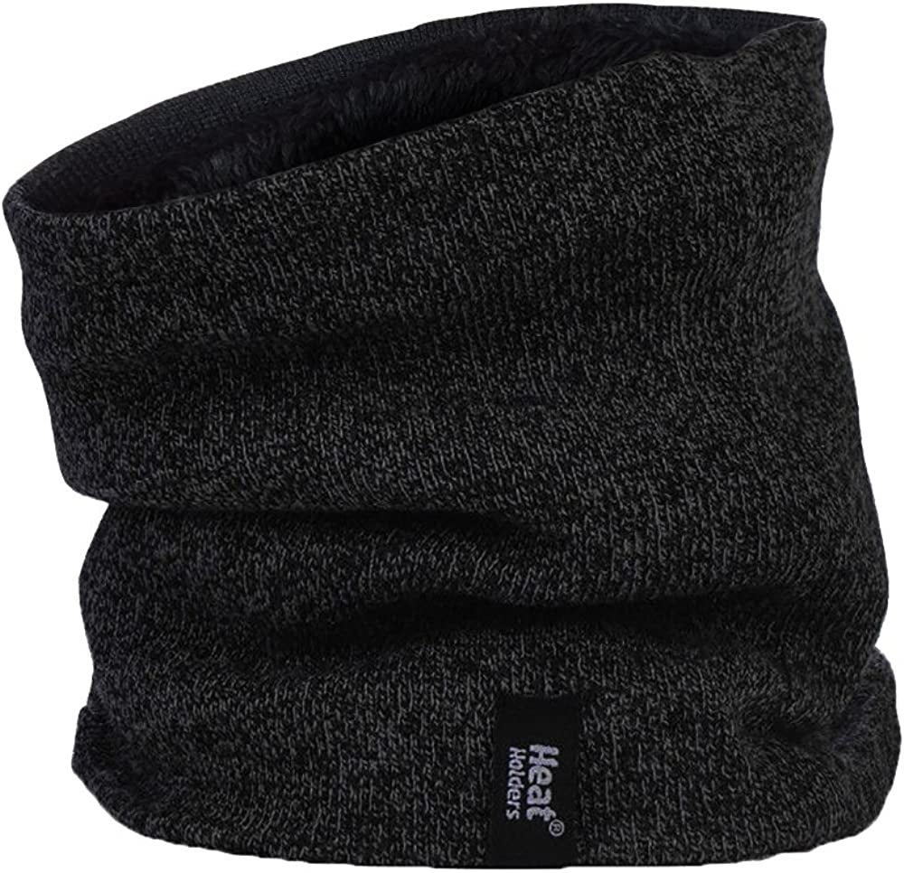Heat Holders Aquecedores de pescoço masculinos pretos tamanho regular
