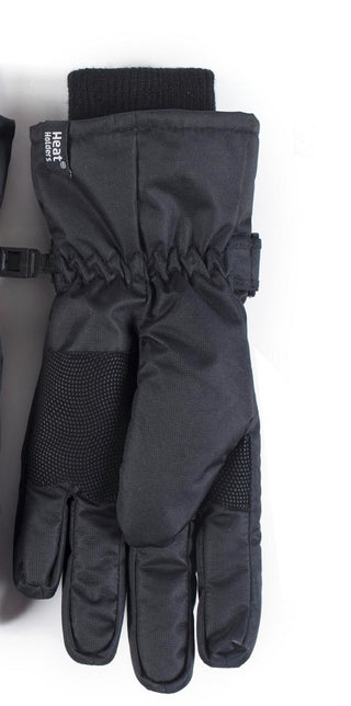 Luvas de desempenho masculinas Heat Holders, pretas, tamanho médio