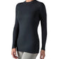 Heat Holders Tops de camada de base X Warm para mulheres, preto, tamanho médio