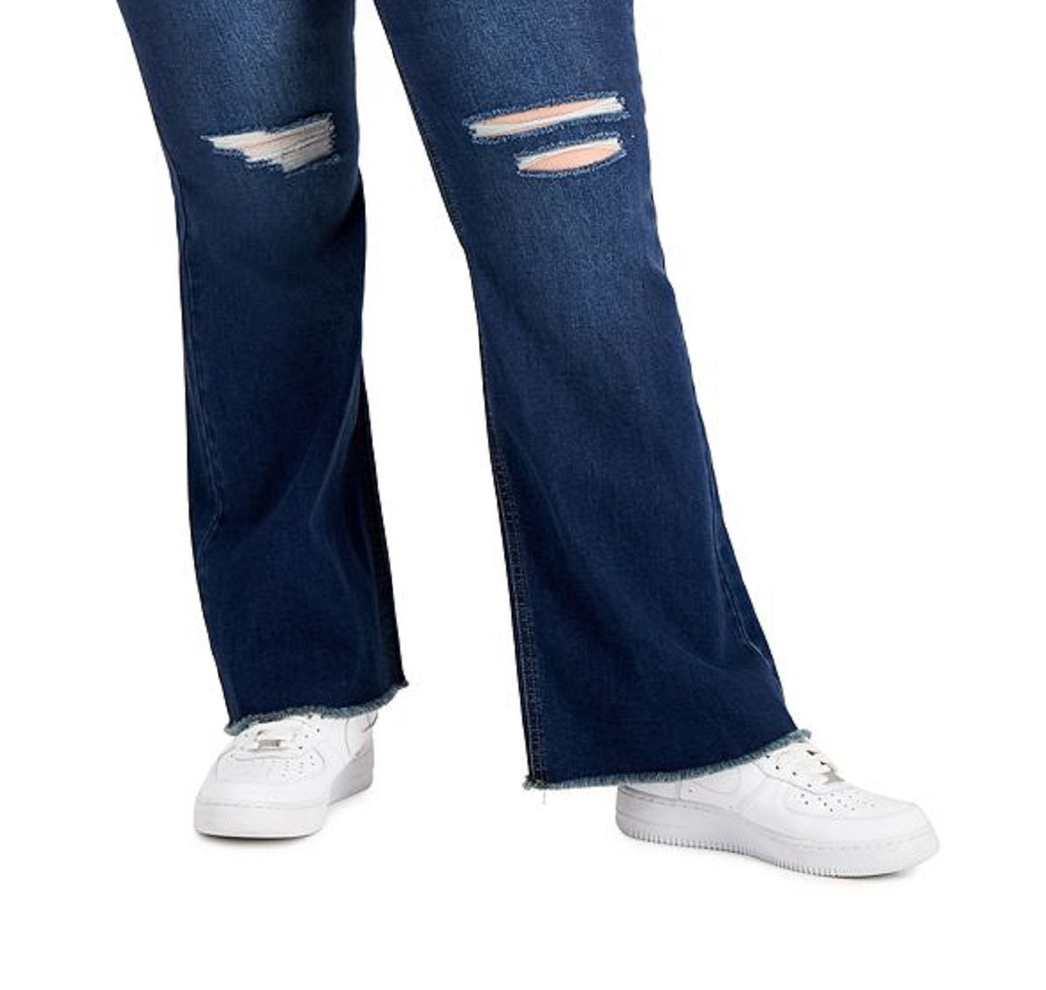 Calça flare feminina Tinseltown, tamanho 24W, azul
