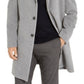 Sobretudo Tommy Hilfiger Addison Wool Blend Trim Fit Masculino Cinza Tamanho 40