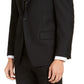 Jaqueta elástica masculina Michael Kors Modern Fit Airsoft, preta, tamanho 50