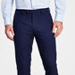 Calça de terno Alfani masculina slim fit elástica sólida azul tamanho 33x30
