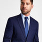 Jaqueta Alfani Masculina Slim Fit Stretch Solid Azul Tamanho 40