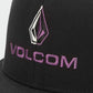 Boné Volcom Duel Duo Flexfit Masculino Preto Tamanho Pequeno