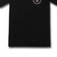 Camiseta gráfica Volcom Star Shields masculina, preta, tamanho pequeno