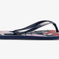 Sandália Havaianas Feminina Slim Floral Basic Azul Tamanho 9-10