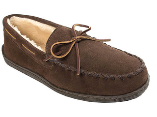 Mocassim de camurça masculino Minnetonka marrom tamanho 10 M