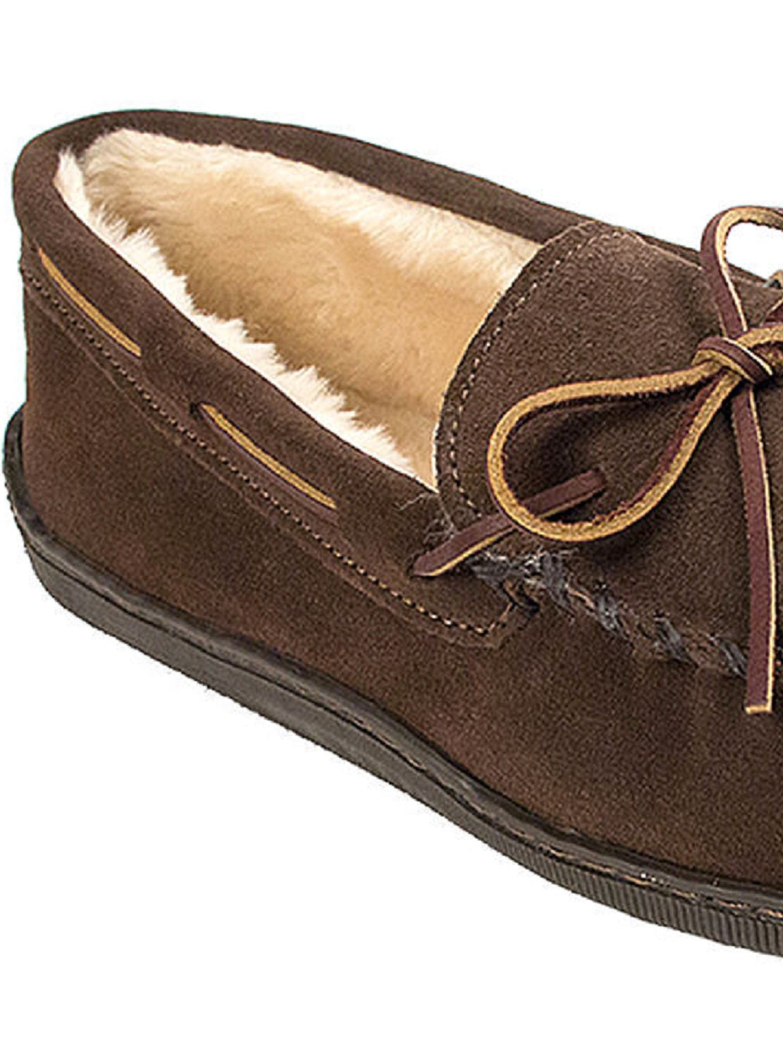 Mocassim de camurça masculino Minnetonka marrom tamanho 10 M