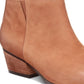 Botas de cano curto impermeáveis ​​Aqua College Isla Suede femininas, marrom, tamanho 10 M
