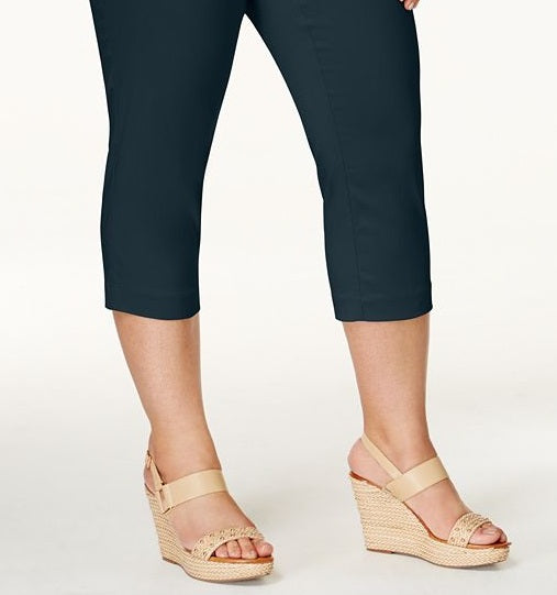 Calça feminina Style &amp; Co Azul Tamanho 16W