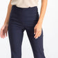 Calça feminina Charter Club Tummy Control, azul, tamanho 18