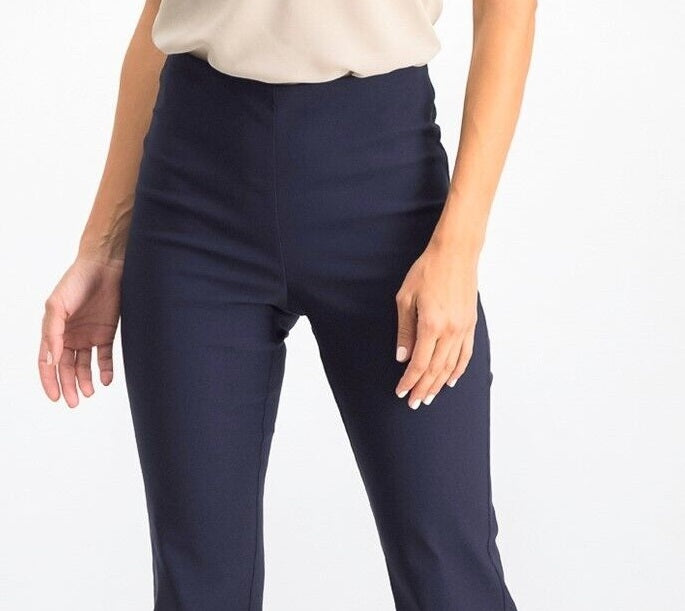 Calça feminina Charter Club Tummy Control, azul, tamanho 18