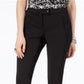 Calça feminina Alfani Tummy Control Slim Leg Preta Tamanho 16
