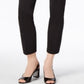 Calça feminina Alfani Tummy Control Slim Leg Preta Tamanho 16
