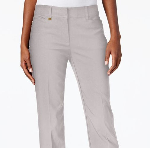 Calça feminina JM Collection Tummy Control Curvy Fit, cinza, tamanho 22X5