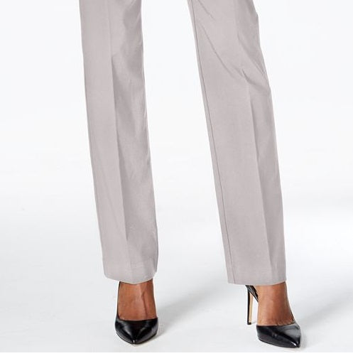 Calça feminina JM Collection Tummy Control Curvy Fit, cinza, tamanho 22X5