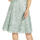 Vestido de coquetel bordado feminino Adrianna Papell, azul, tamanho 14