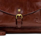 Bolsa transversal feminina Patricia Nash Kirby East West em couro marrom, tamanho regular