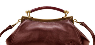 Bolsa feminina Patricia Nash Kelmscott Frame marrom tamanho regular
