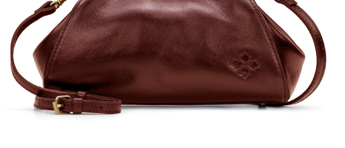 Bolsa feminina Patricia Nash Kelmscott Frame marrom tamanho regular