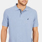 Camisa polo masculina Nautica, convés sustentável, azul, tamanho XXX-G