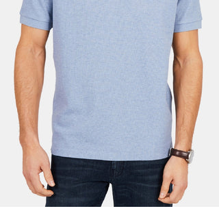 Camisa polo masculina Nautica, convés sustentável, azul, tamanho XXX-G