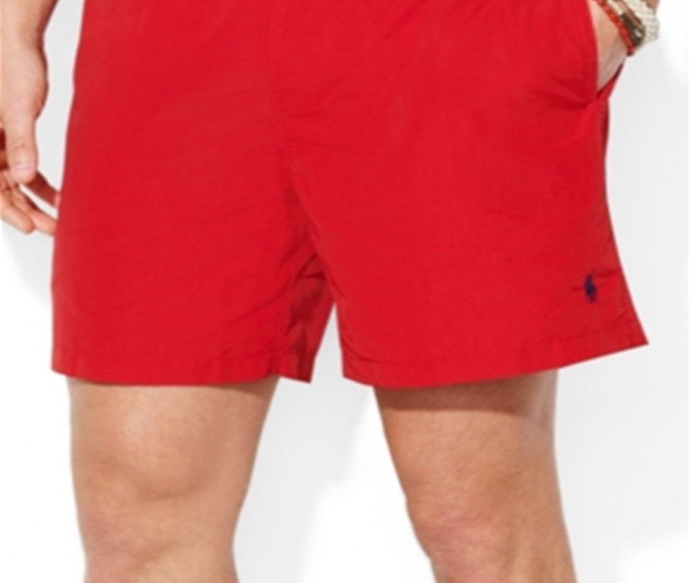 Polo Ralph Lauren Boxer de natação havaiano masculino vermelho tamanho pequeno