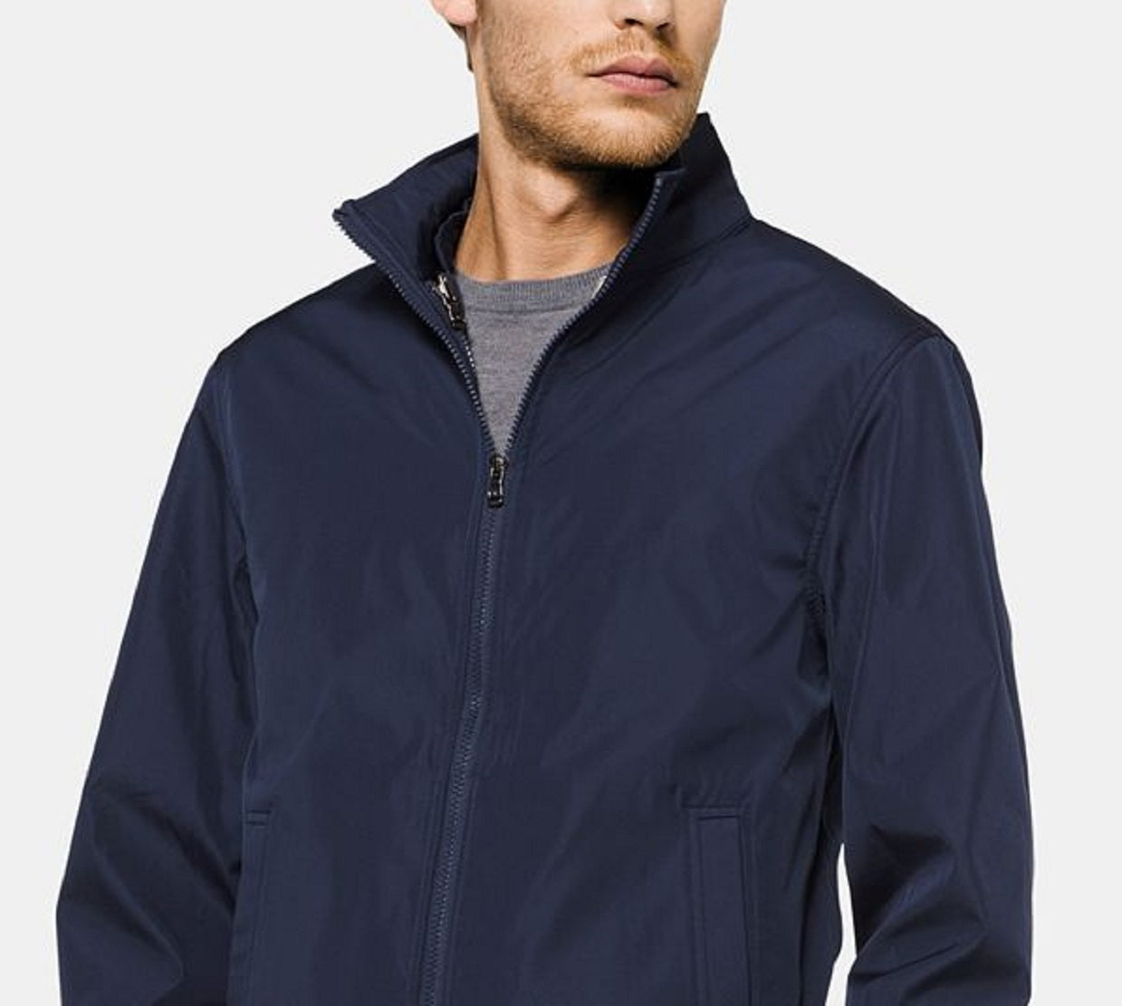 Jaqueta esportiva masculina 3 em 1 Michael Kors, azul, tamanho XX-G