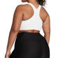 Sutiã esportivo Nike Plus Dri Fit Support feminino, branco, tamanho extragrande