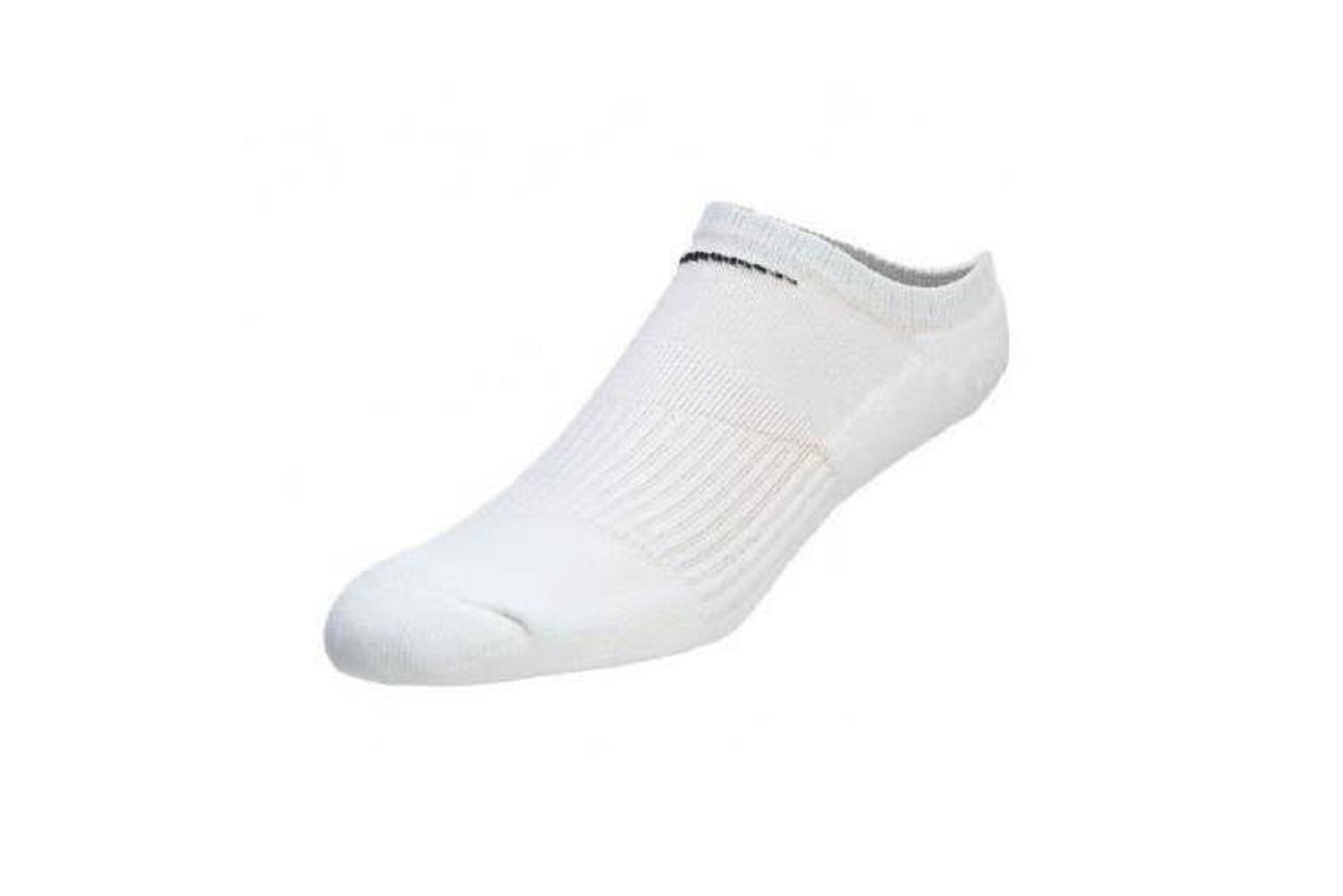 Meias Nike Masculinas de Algodão com Almofada Invisível Brancas Tamanho Grande
