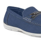 Sapatos Mocassim Masculinos Akademiks Azul Tamanho 9 M