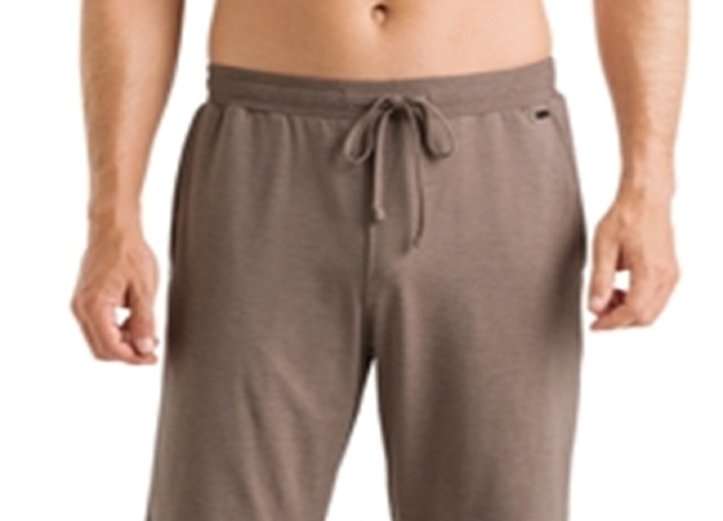 Shorts casuais com cordão masculino Hanro marrom tamanho grande
