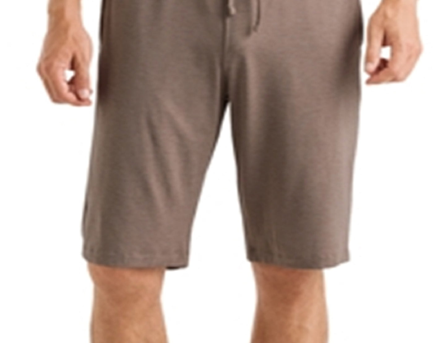 Shorts casuais com cordão masculino Hanro marrom tamanho grande