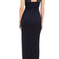 Vestido de renda feminino Connected, azul, tamanho 12