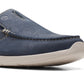 Clarks Gorwin Step Slip On Loafer Masculino Azul Tamanho 11 M