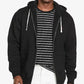 Polo Ralph Lauren Masculino Classic Fleece com capuz e zíper completo, preto, tamanho 3XB